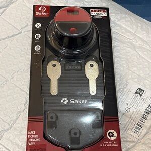 Black and Red Picture Hanging Tool